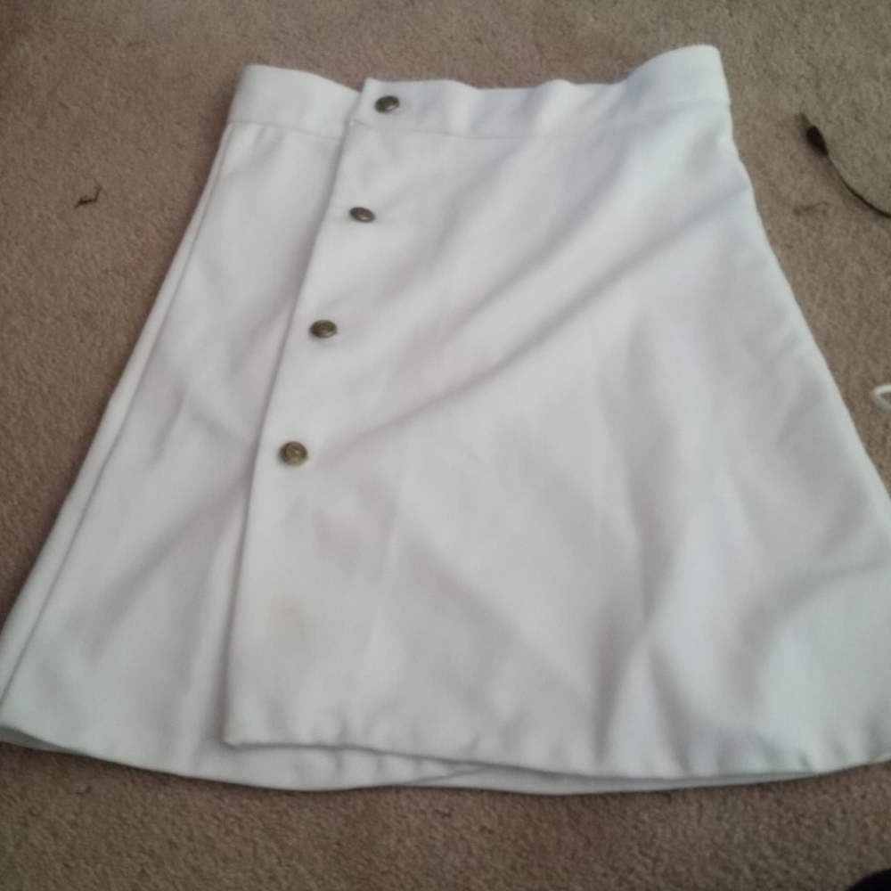 White skirt